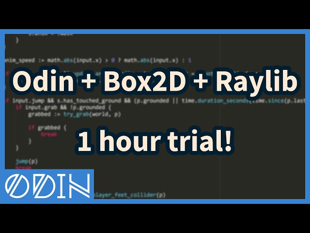 Trying Box2D for first time. How far will I get in one hour?