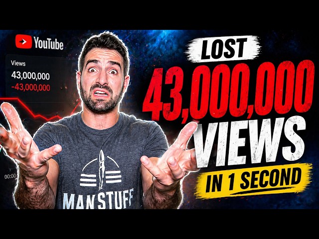 I lost 43 Million Views In One Second!