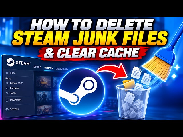 How To Delete Steam Junk Files & Clear Cache🎮🔥