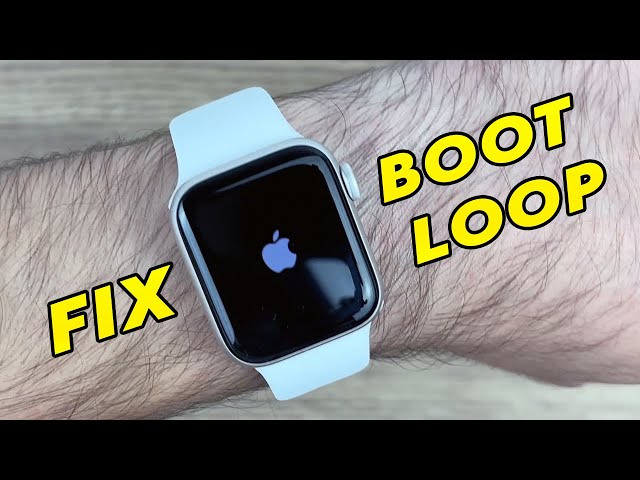 Apple Watch : How to Fix Stuck in Boot Loop - Watch Keeps Restarting