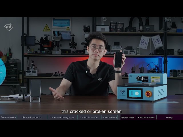 How to Use TBK 288: Automatic iPhone Screen Separator Tutorial (Mold-Free) #TBK288