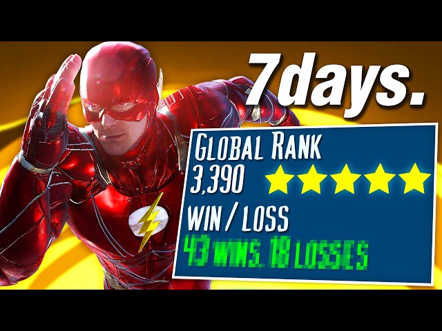 I Spent 7 Days Trying to MASTER The Flash In Injustice 2...