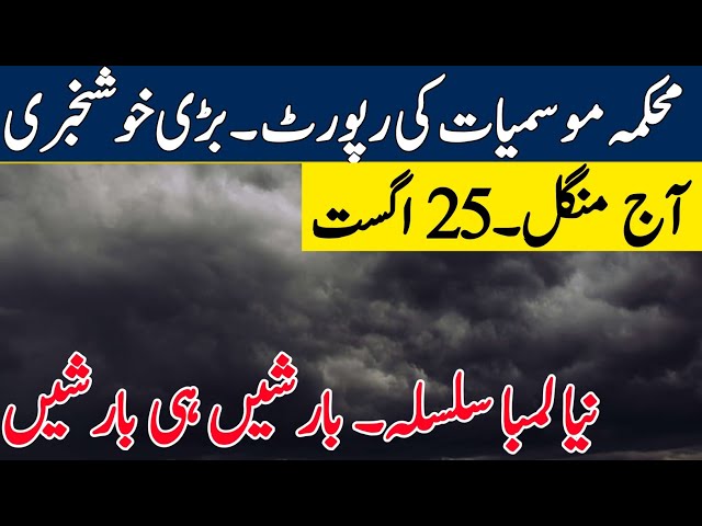Weather Update Today, 25 August| Torrential Monsoon Rains 🌧️thunderstorm ⛈️ expected| Weather Report