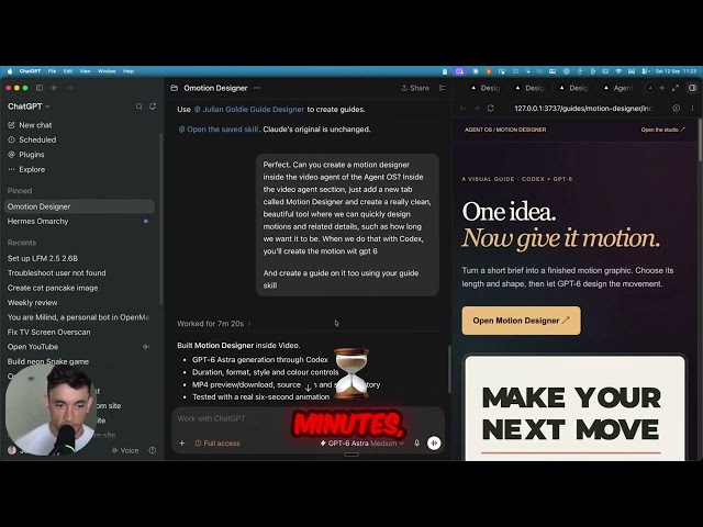 Build custom AI motion tools in 7 minutes using AgentOS.