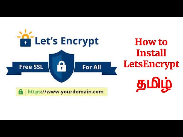 How to install Letsencrypt Free SSL   AWS Ubuntu Instance   Linux Tamil Tutorials