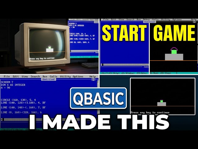 Making MS-DOS Game with QBASIC