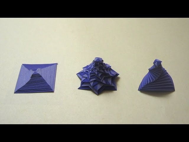 Origami Instructions: Single Strip Square Curlicue (Assia Brill)