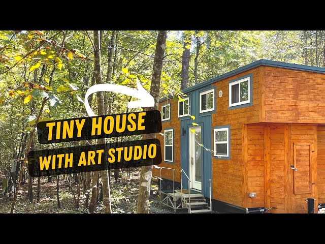 A Tiny House With An Full Art Studio?!?!