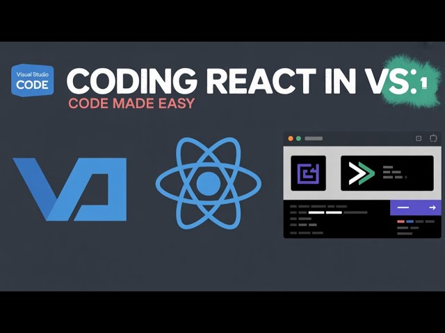 How To Create React App in VS code Easy tutorial| React Tutorial 2025