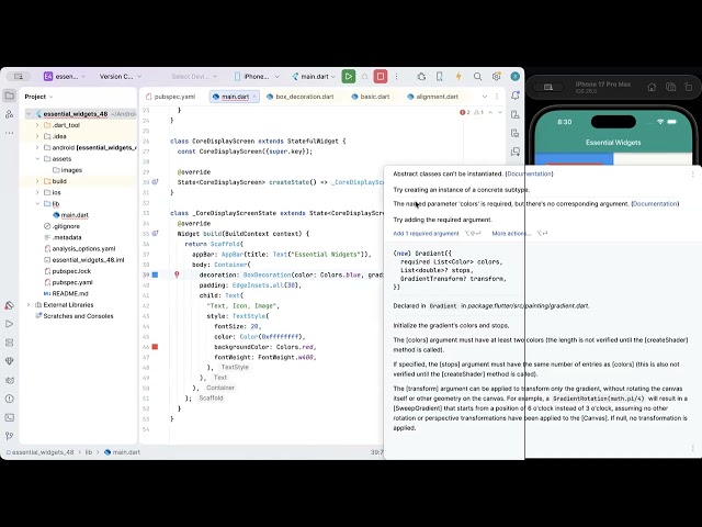 Flutter Lecture 05: Essentials Widgets Batch 48