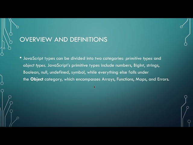 JavaScript Revision | Part 1 - Basics