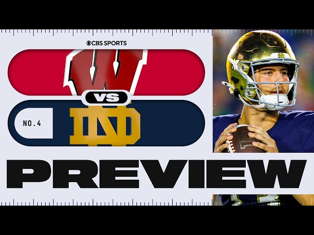 Wisconsin vs No. 4 Notre Dame Game Preview | Week 1 Predictions & Picks