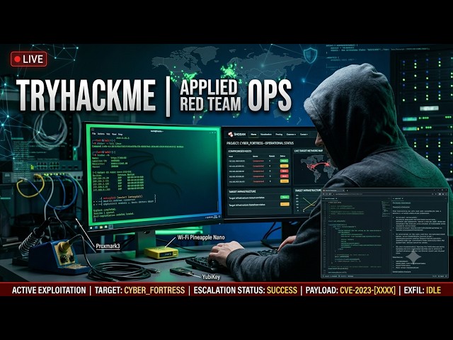 🔴 LIVE: Web App Security & Nmap to Root | TryHackMe Daily