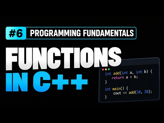 Lecture 8: Functions in C++