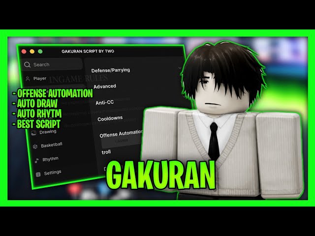 *NEW* Gakuran Script - Auto Attack, Auto Draw, Auto Rhythm & More