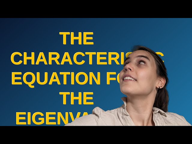 Mathematica: The characteristic equation for the eigenvalues of the Jacobian matrix