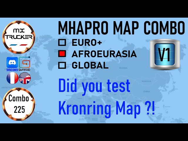 225 | ETS2 1.47 MHAPRO AFROEURASIA MAP COMBO V1 | MXTrucker