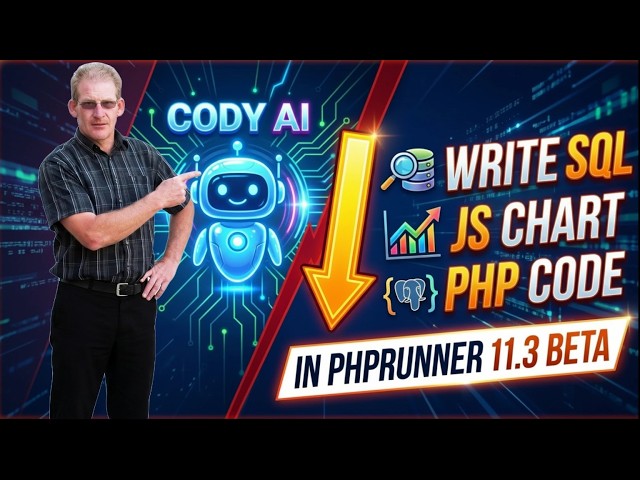 PHPRunner 11.3 Tutorial: Creating Dynamic SQL Views and Charts with Cody AI