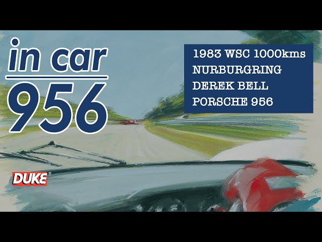 In-Car Porsche 956 | Derek Bell | Nurburgring 1000kms 1983