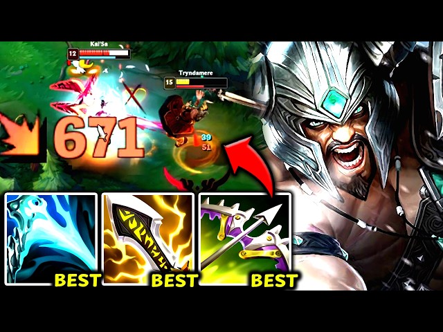 TRYNDAMERE TOP IS 100% BROKEN AT LEVEL 1... (YOU CANT LOSE🤣) - 2026 Tryndamere TOP Gameplay Guide