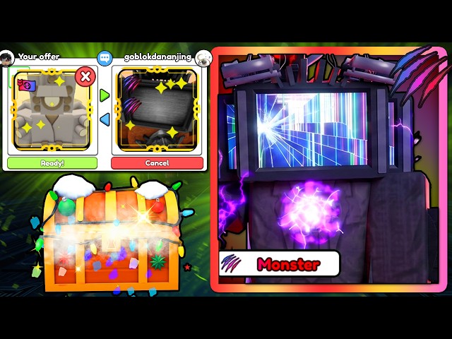 GET FIRST MONSTER TRAIT! Trading For GOOD OFFER in Skibidi Masters Tower Defense!!