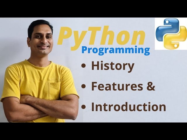 Python Programming Language History, Introduction & Features || PART-1 || PRASAD Sir
