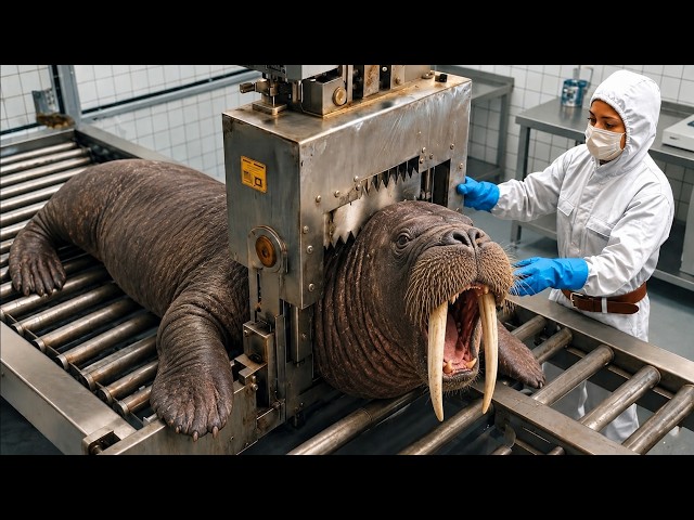 Inside the Walrus Factory – Full Process How Luxury Million Dollar Arctic Goods Are Made