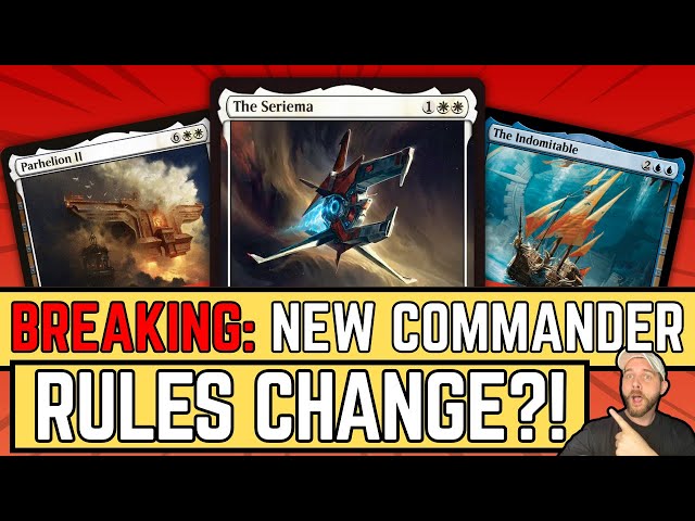 Vehicles Can Be in Your Command Zone?! - New Commander Rules Change | MagicCon Vegas News