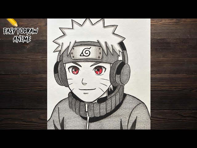 How to draw Naruto Uzumaki step by step || Easy anime drawing || Naruto drawing tutorial 