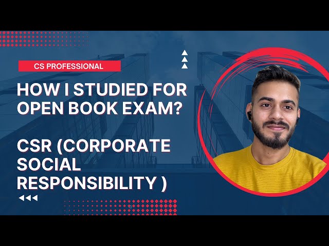 Episode 1 : How to study for CSR open book Exam for CS professional? Subject Wise Strategy Series
