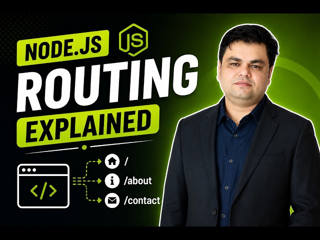 Part-23 || Node.js Routing Explained | Build Routes Without Express.js #routing #nodejs