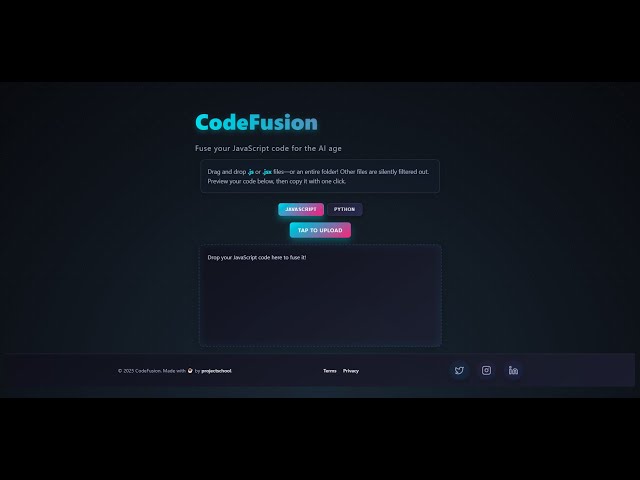 CodeFusion Preview Video