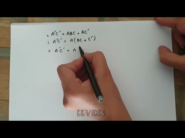 Simplify the Boolean Expressions up to the given number of literals