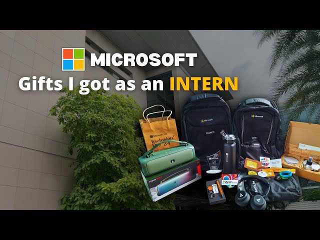 Microsoft Intern Goodies 2024 || Priyanka Loura