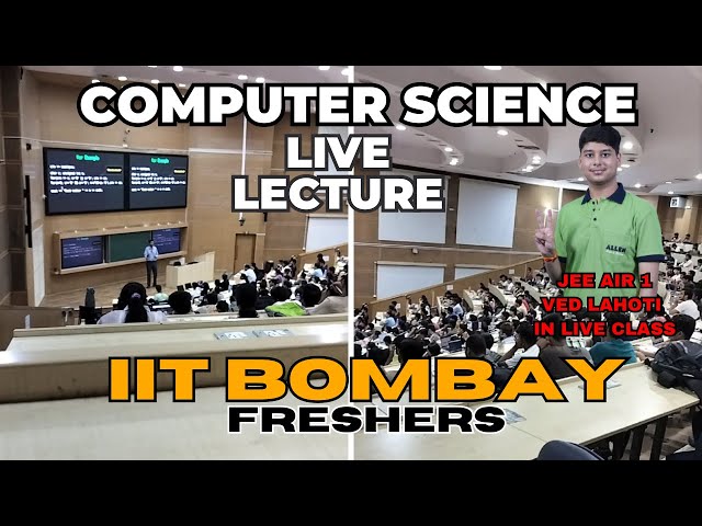 Computer Science class in IIT Bombay | Ved lahoti in Class | IIT Bombay #iitbombay #iit #jee #iitjee