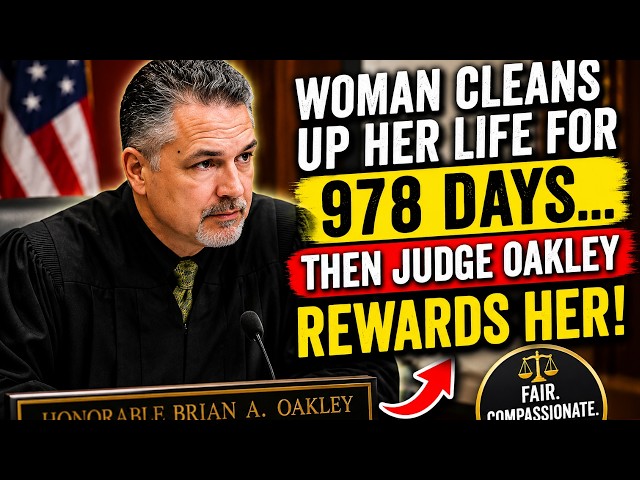 Woman Stays Clean for 978 Days — Judge Oakley’s Emotional Reward Leaves Court Speechless