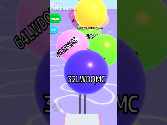 2048LWDQMC - Ball Run 2048! 🤯🔥 #ballgameshub  #shorts