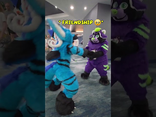 Just a Couple Furries Dancing @kally_tiger @trashcoon23 #Furry #Dance #friendship #furries