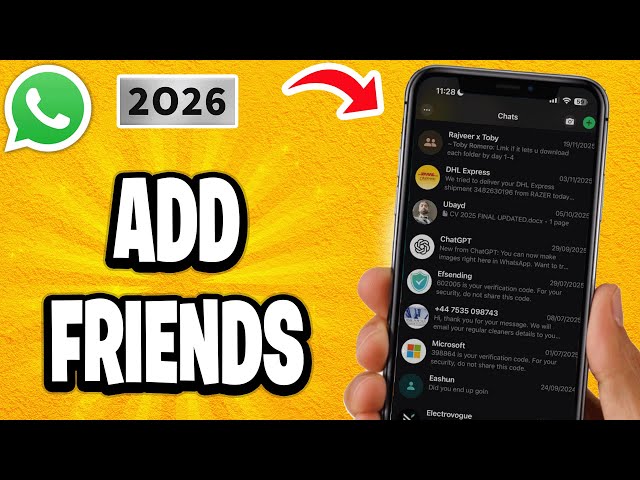 How To Add Friends On WhatsApp - 2026
