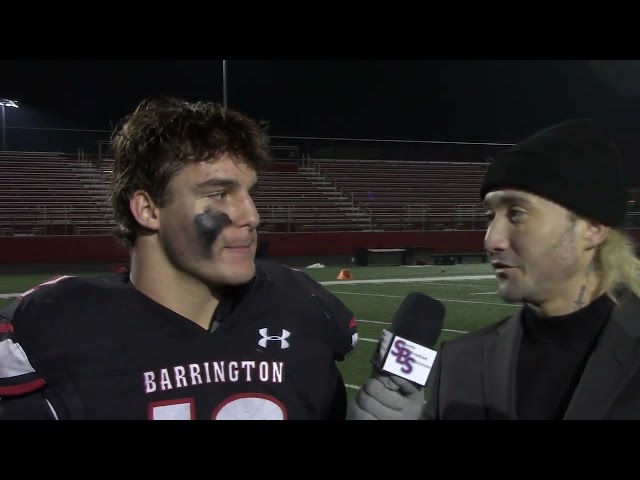 Postgame Interview with Barrington's Dillon Fitzpatrick