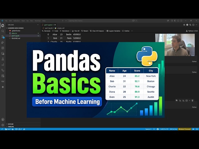 Learning Data Science, ML & AI | Part 1: Pandas Basics Before Machine Learning