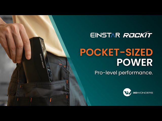 EINSTAR Rockit – Pocket-Sized Wireless 3D Scanner with Pro-Level Performance