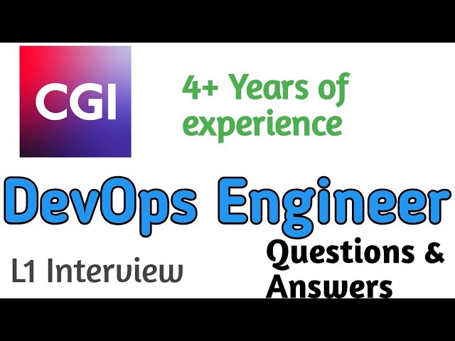 DevSecOps Interview Questions&Answers at CGI| Azure,Jenkins,k8s,Terraform,Python #DevSecOpsInterview