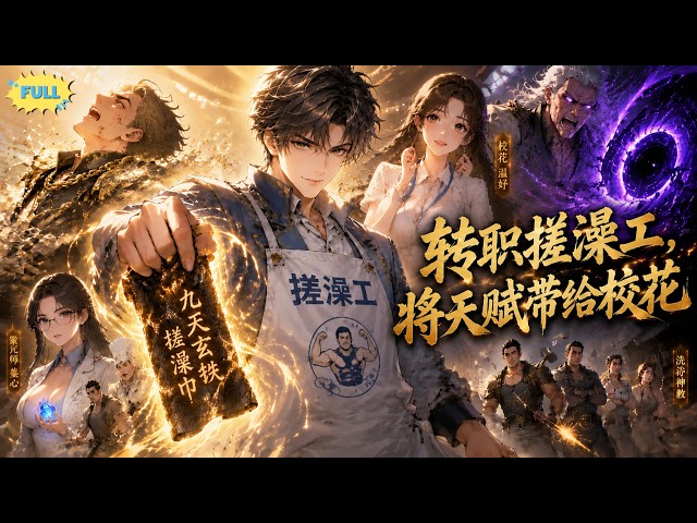 🔥【FULL】《Bath Scrubber Gives Talent to School Beauty》: Weakest Job Crushes Geniuses! #Anime