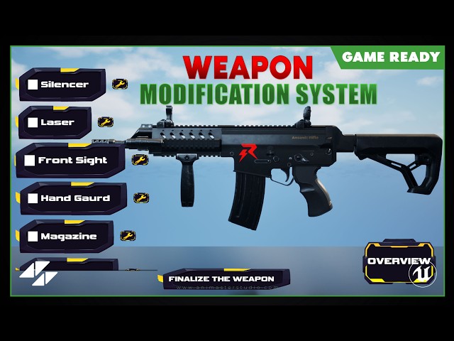 Ultimate Weapon Modification System – Modular Weapon Configurator | Unreal Engine 5