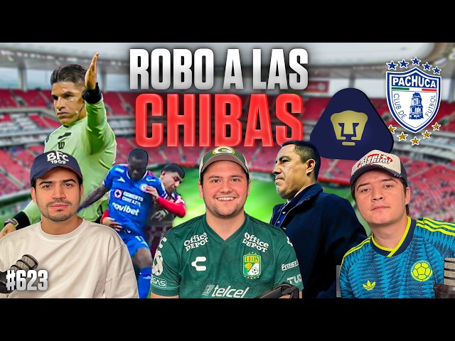 PADILLA PODCAST #624 — CRUZ AZUL ROBS CHIVAS // PACHUCA VS PUMAS ZZZ