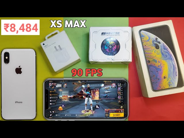 iphone xs max unboxing and review // iphone xs max unboxing gaming test // iphone x max free fire
