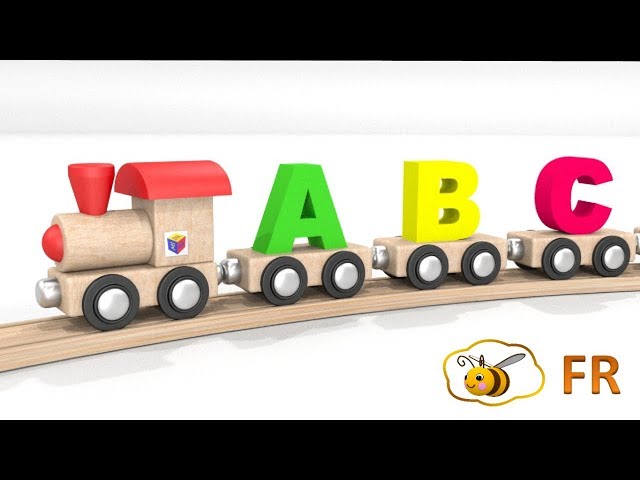 Apprendre l'alphabet en français Le train et l’alphabet Dessin animé pour les petits