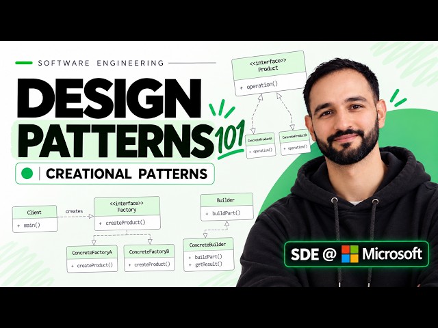 Design Patterns were hard until I learned these concepts | Design Patterns 101 | Creational Patterns