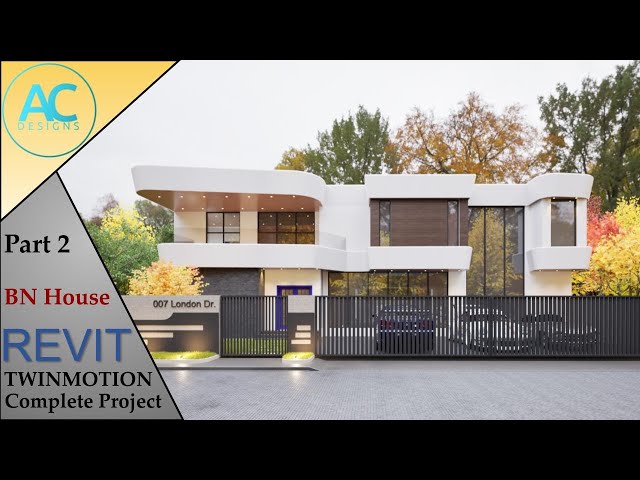 BN House | Part 2 | Complete Step By Step Project | Revit and Twinmotion Tutorial